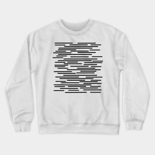 black lines design Crewneck Sweatshirt